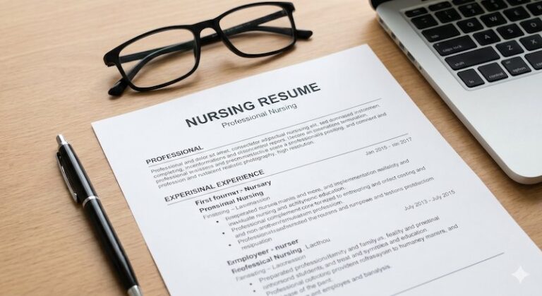 Nurse resume hero illustration 6