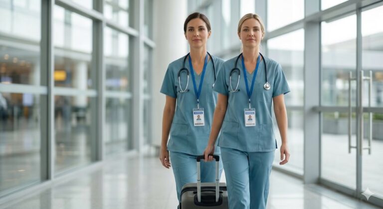 Travel nursing illustration 2